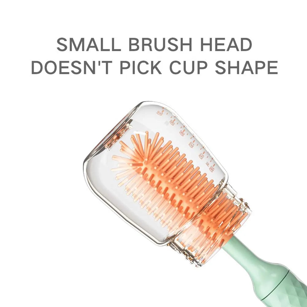 Electric Silicone Bottle Brush Set