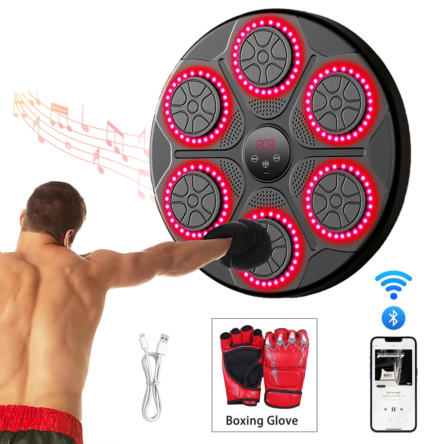 Electronic Music Boxing Target