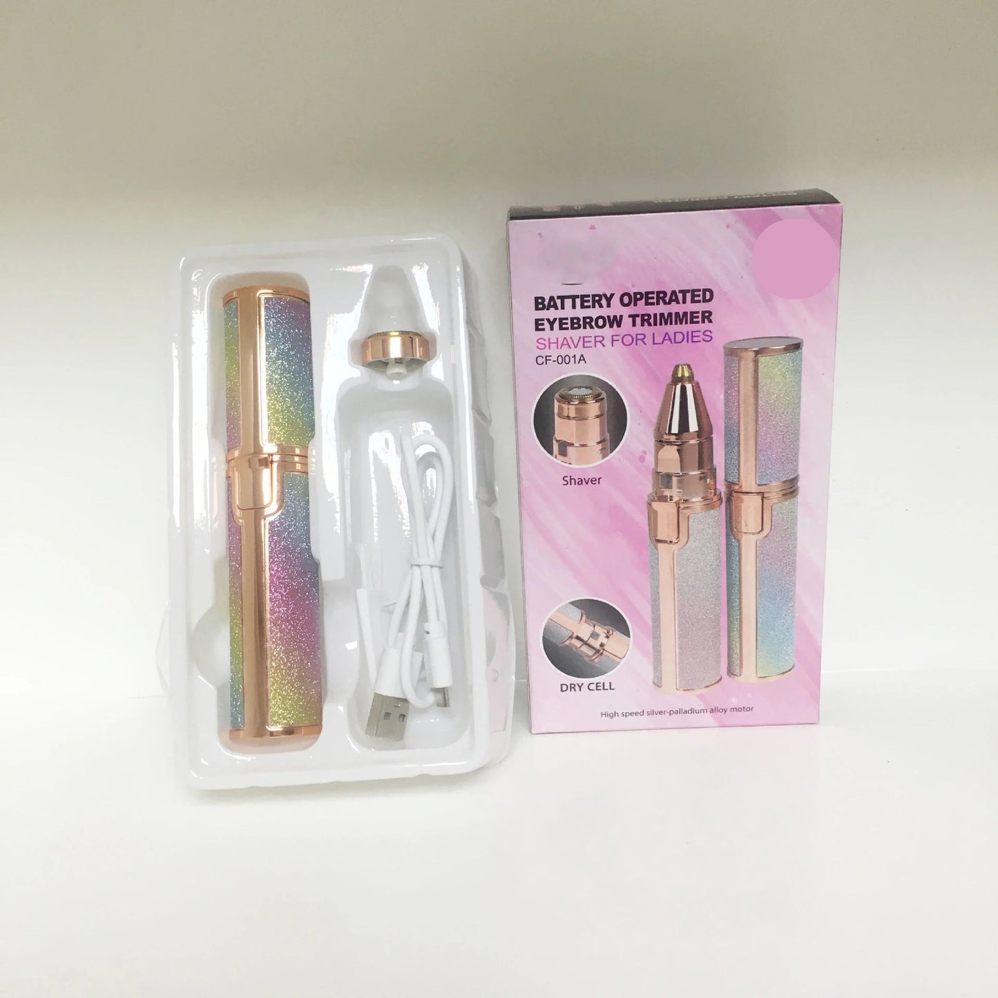 Portable 2-IN-1 Electric Epilator & Eyebrow Trimmer