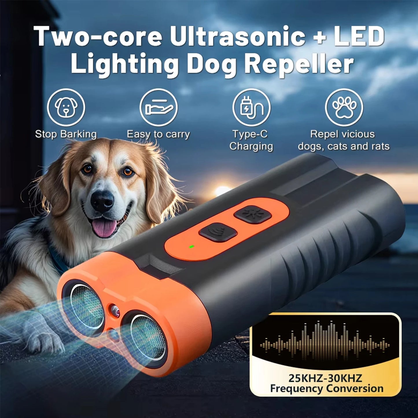 Anti-Bark Ultrasonic Training Device