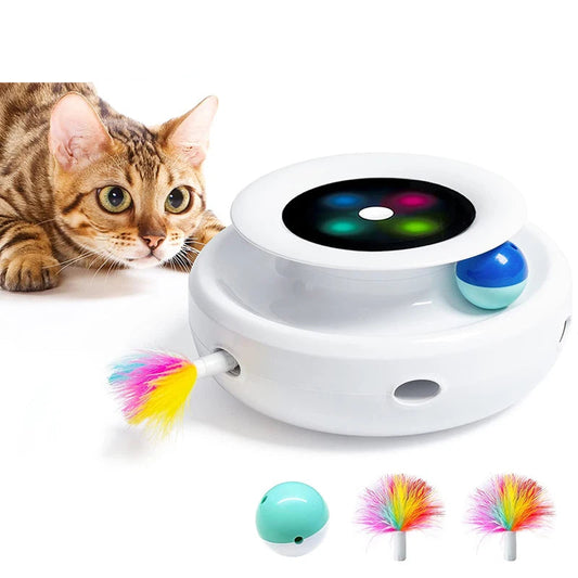 2 in 1 Smart Cat Toy Set
