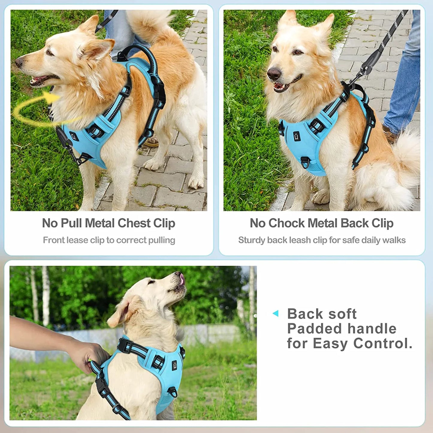 Adjustable No-Pull Dog Training Harness